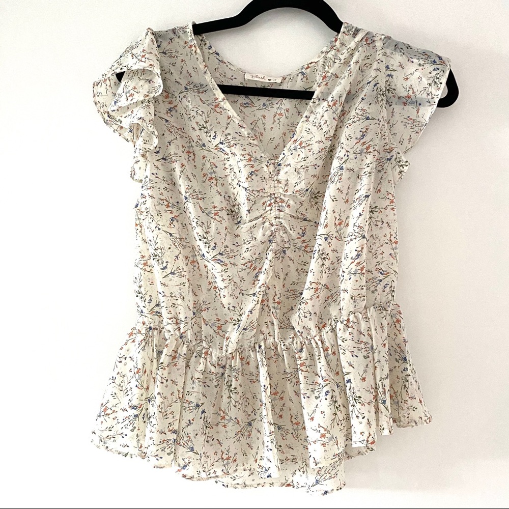Off-White Floral Top